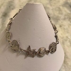 Beach Sterling Silver Bracelet